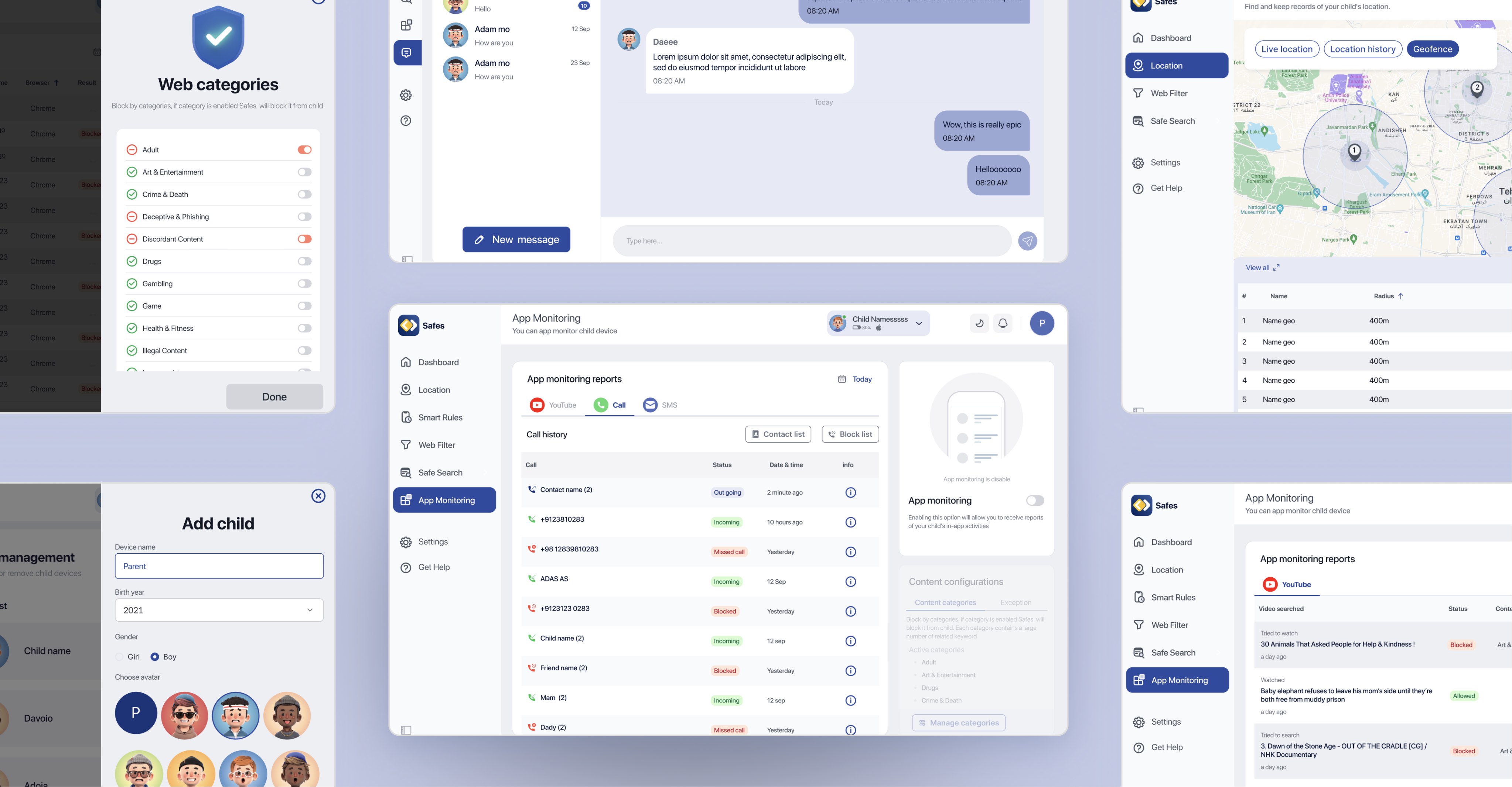 safes web app